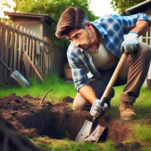 diggin a hole
