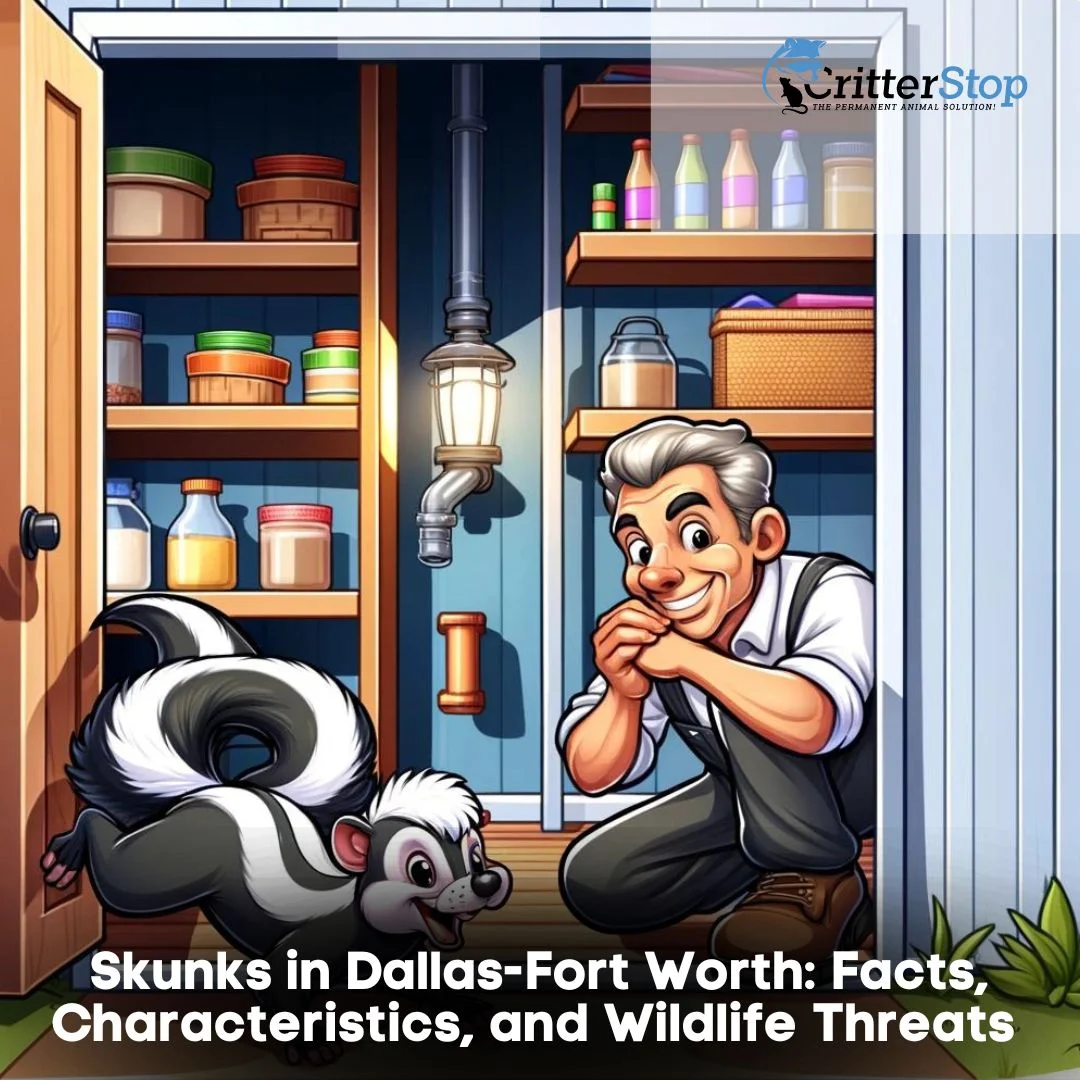 Skunks in Dallas-Fort Worth: Facts, Characteristics, and Wildlife Threats