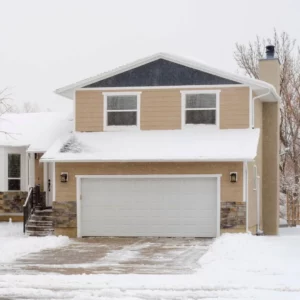 House in winter
