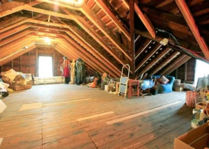 attic clean and clutter
