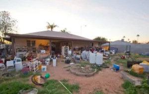 untidy yards