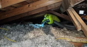 vacuum used to remove insulation