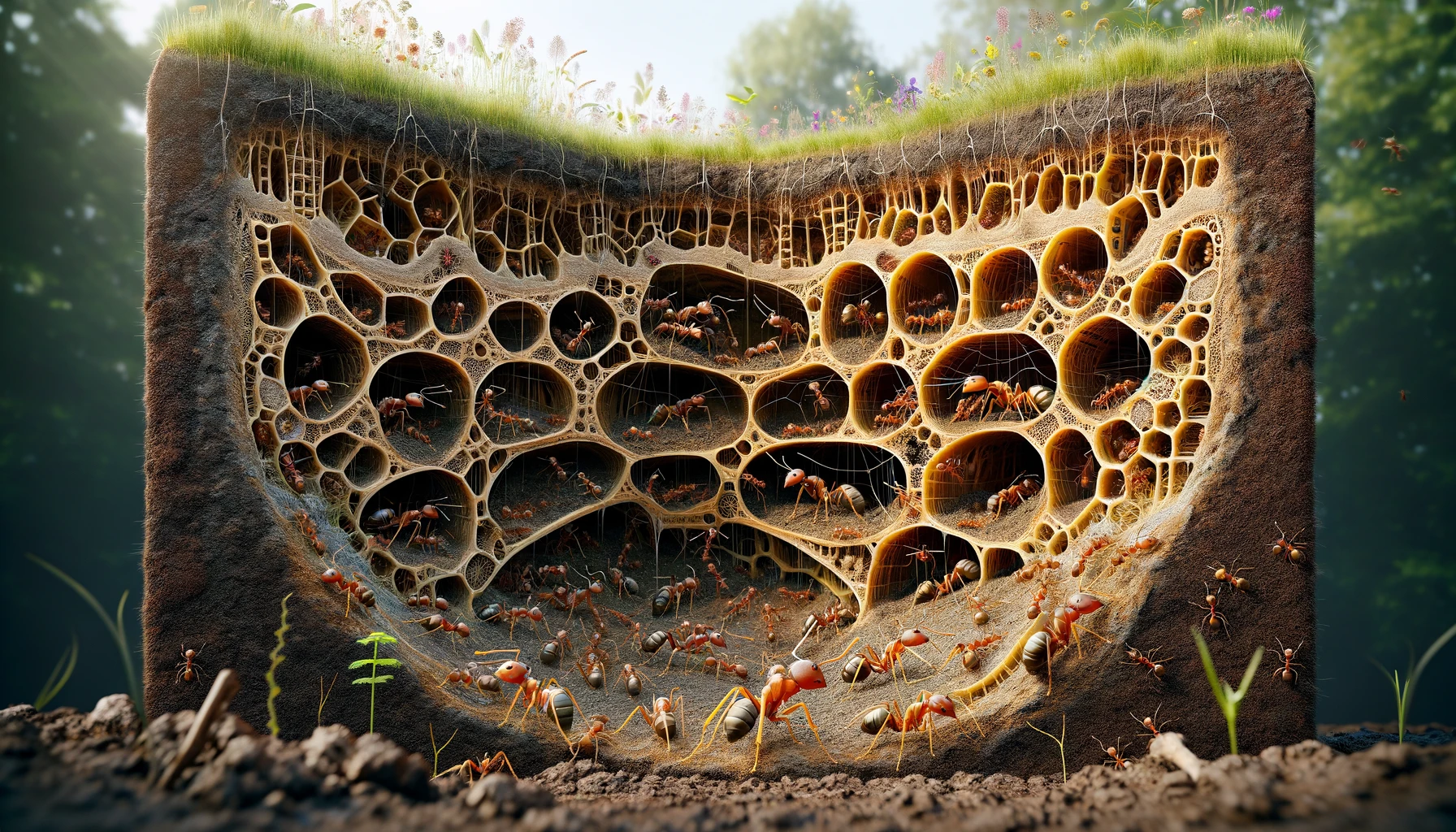 The Fascinating World of Ant Colonies: Understanding Their Size and Scope