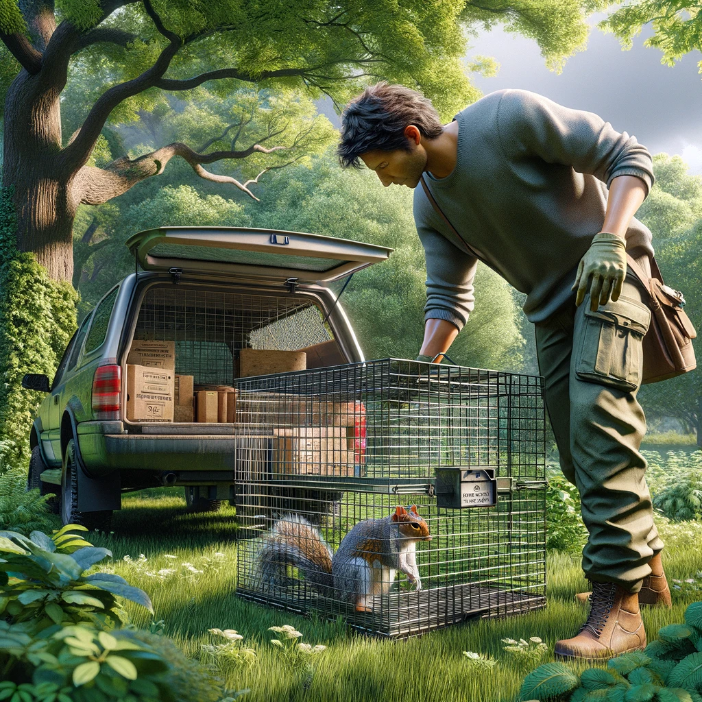 Relocate squirrels from your property
